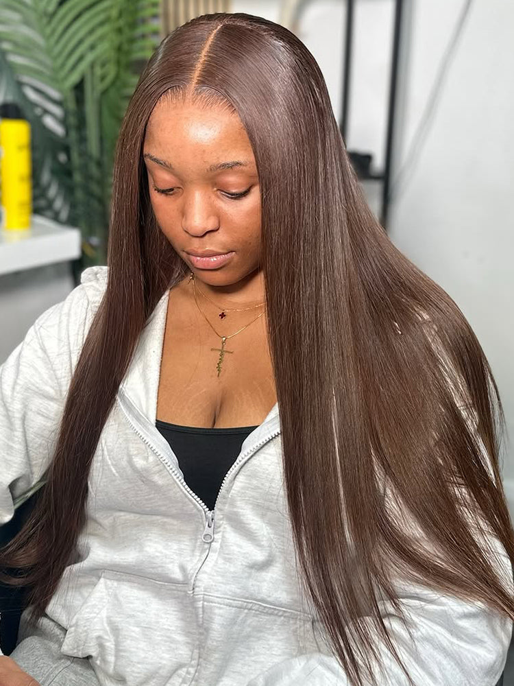 Brown 7x5 Lace Closure Wig