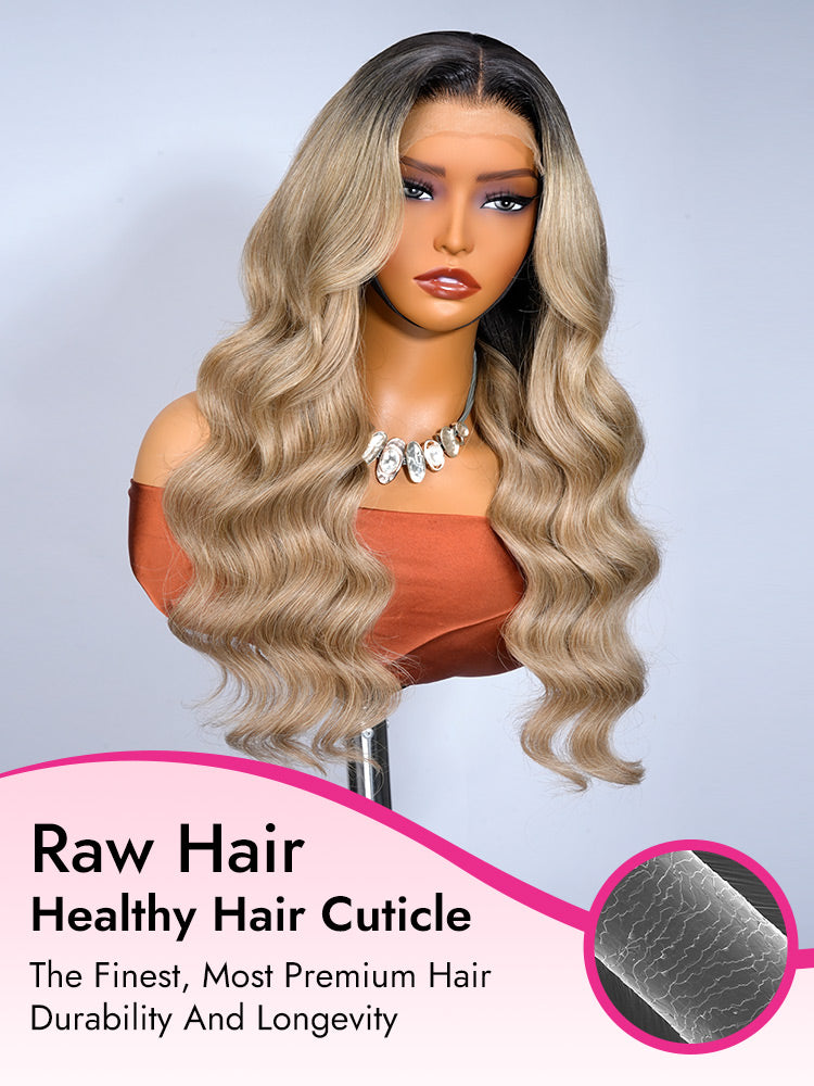 Raw Hair with Healthy Hair Cuticle