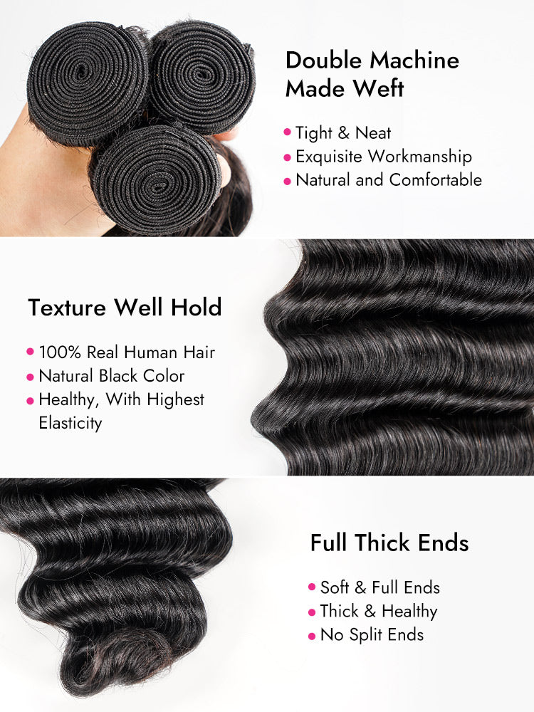 advantages of loose deep wave bundle