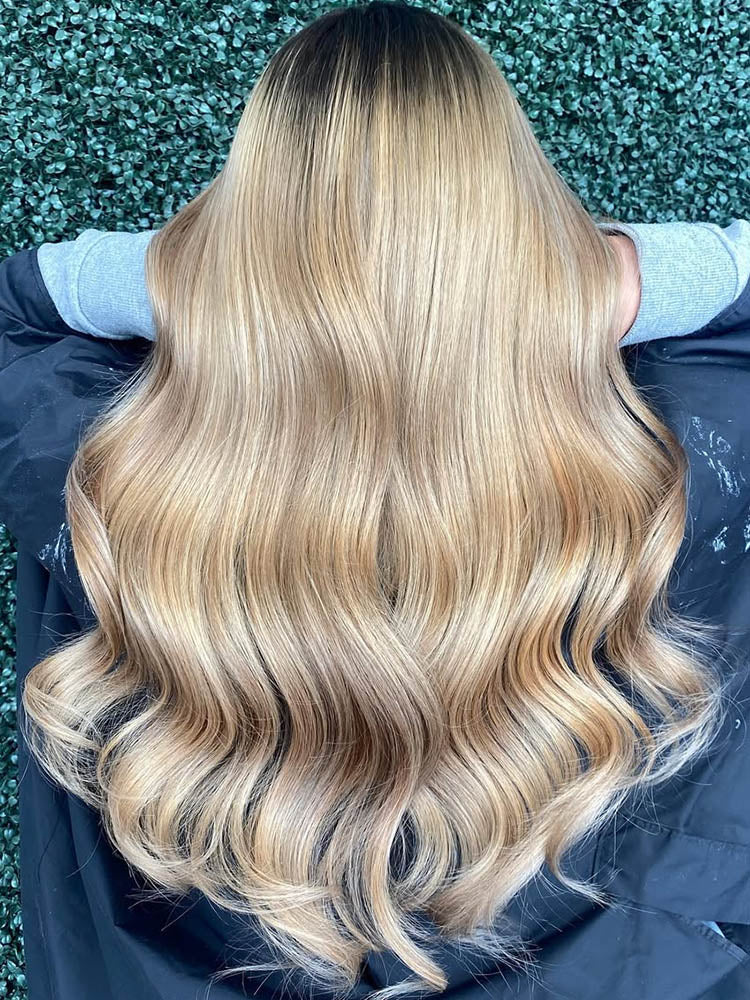 ash blonde human hair wig