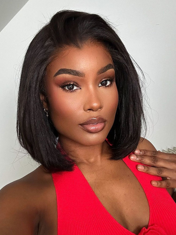 Short Bob Wigs With Lagos Hairline