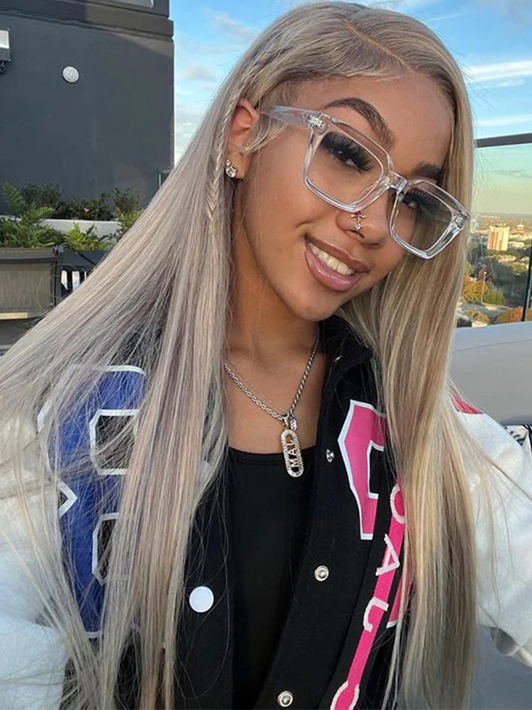 blonde hair with highlights