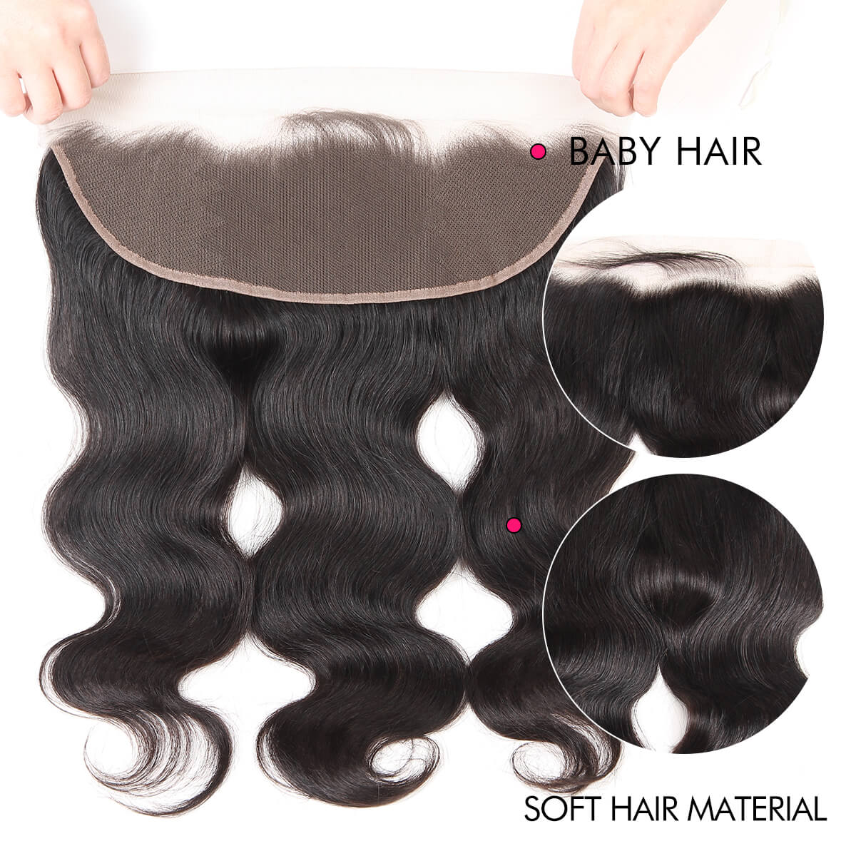 Human Hair Bundles With frontal