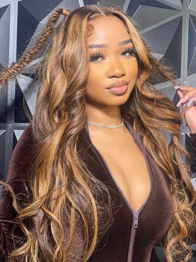 piano lace front wigs