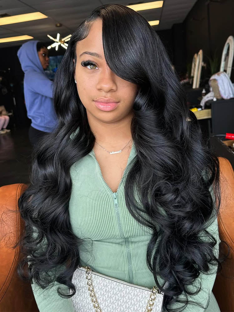 Body Wave Deep Side Part Lace Wig