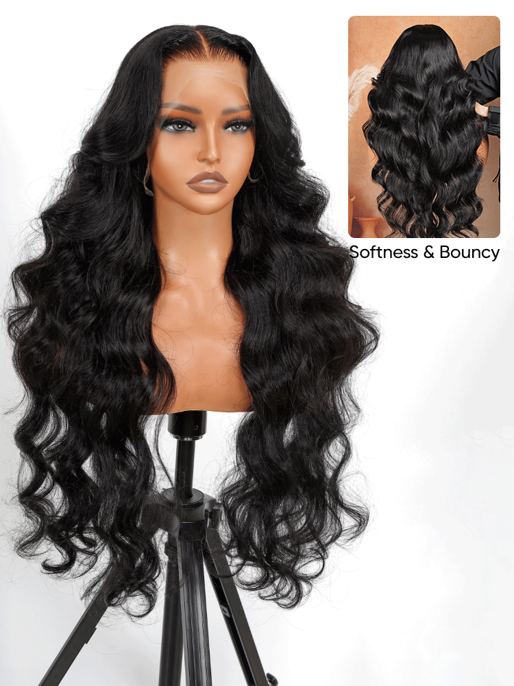 bouncy body wave lace wig