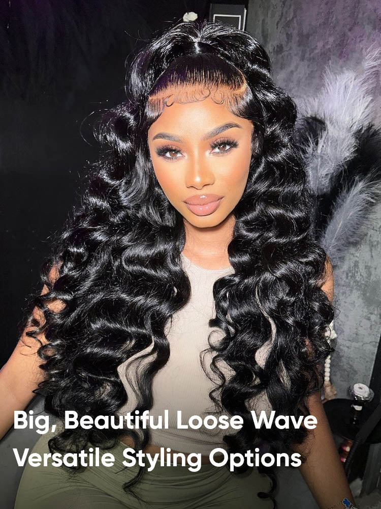 bouncy loose wave wig