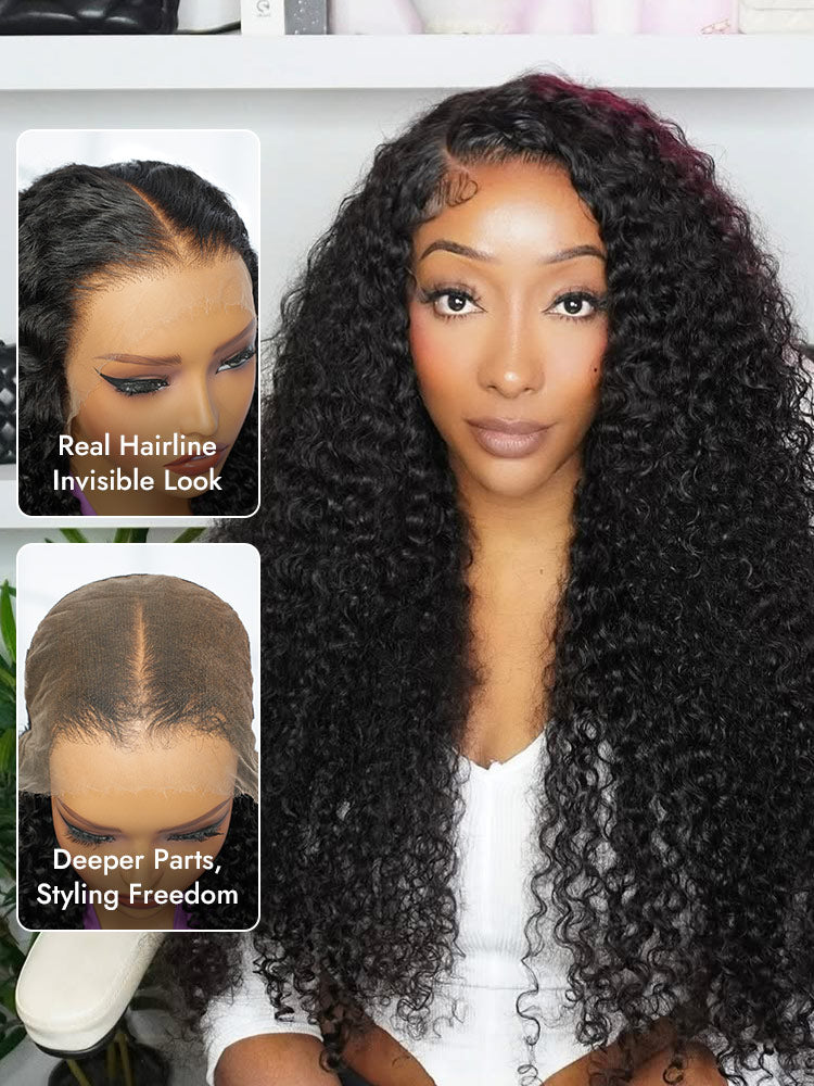 burmese curly 13x6 HD lace frontal wig