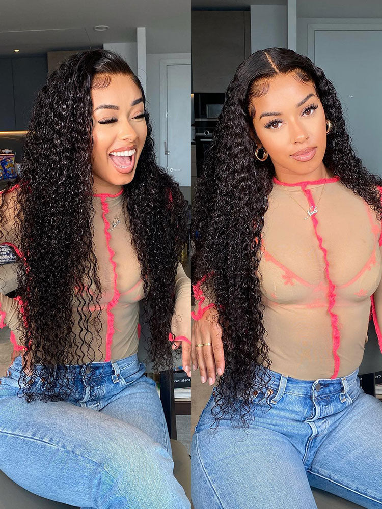 curly human hair