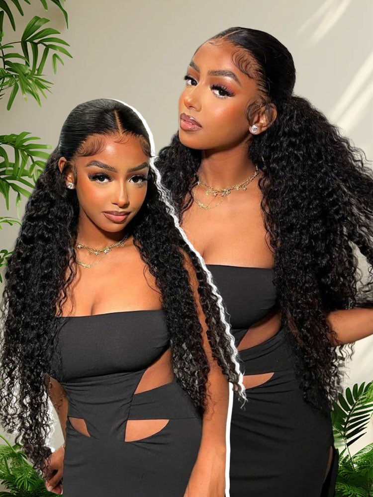 deep wave HD lace frontal wig