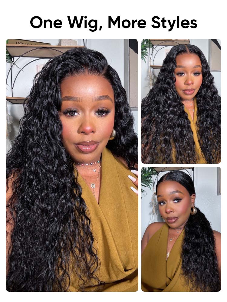 different styles water wave wig