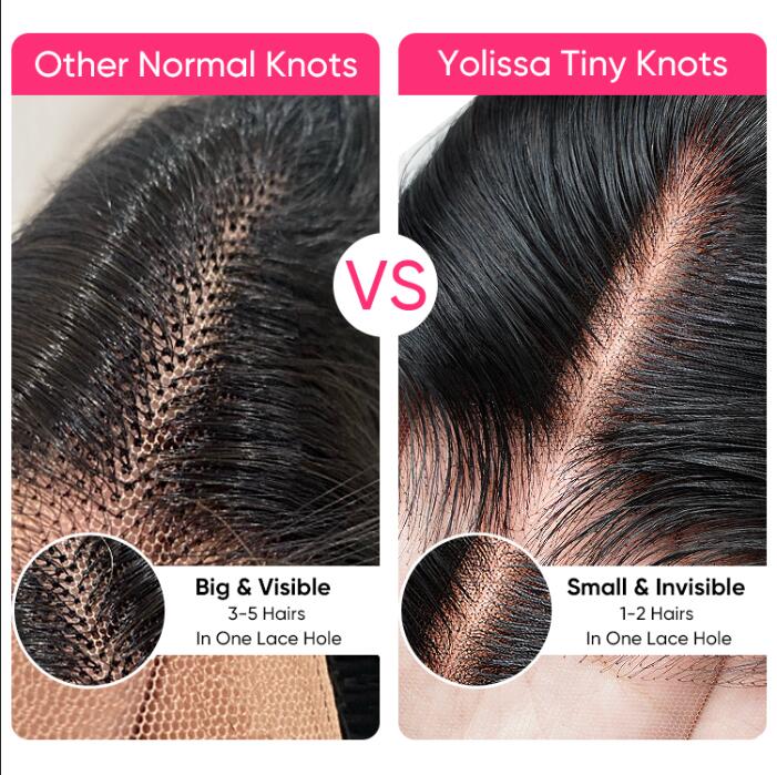 water wave 5x5 transparent wigs