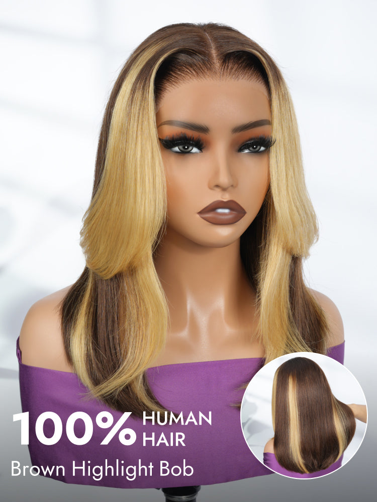 highlight bob wig