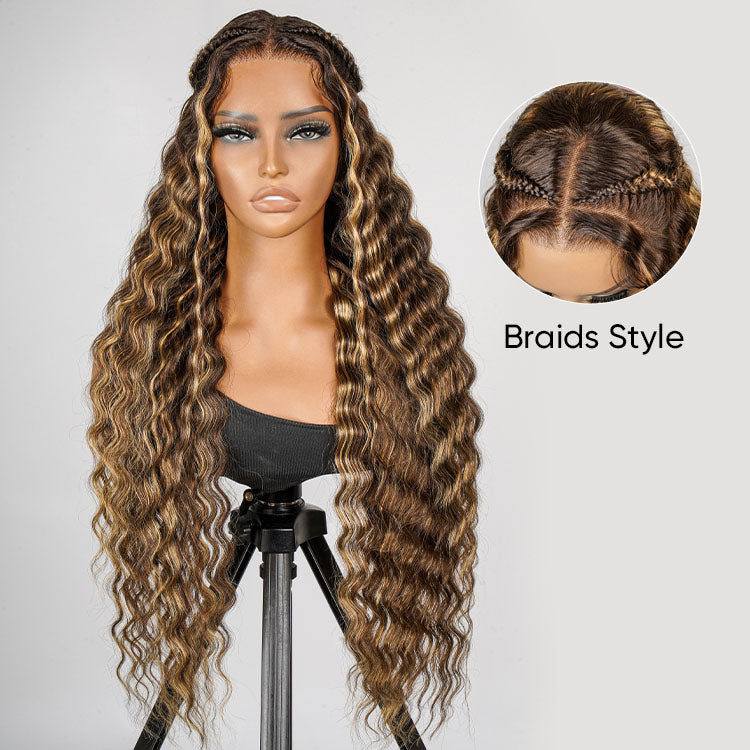 crimped wig human hair