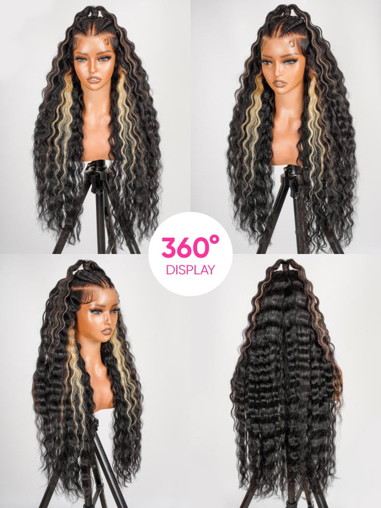 glueless highlight wig