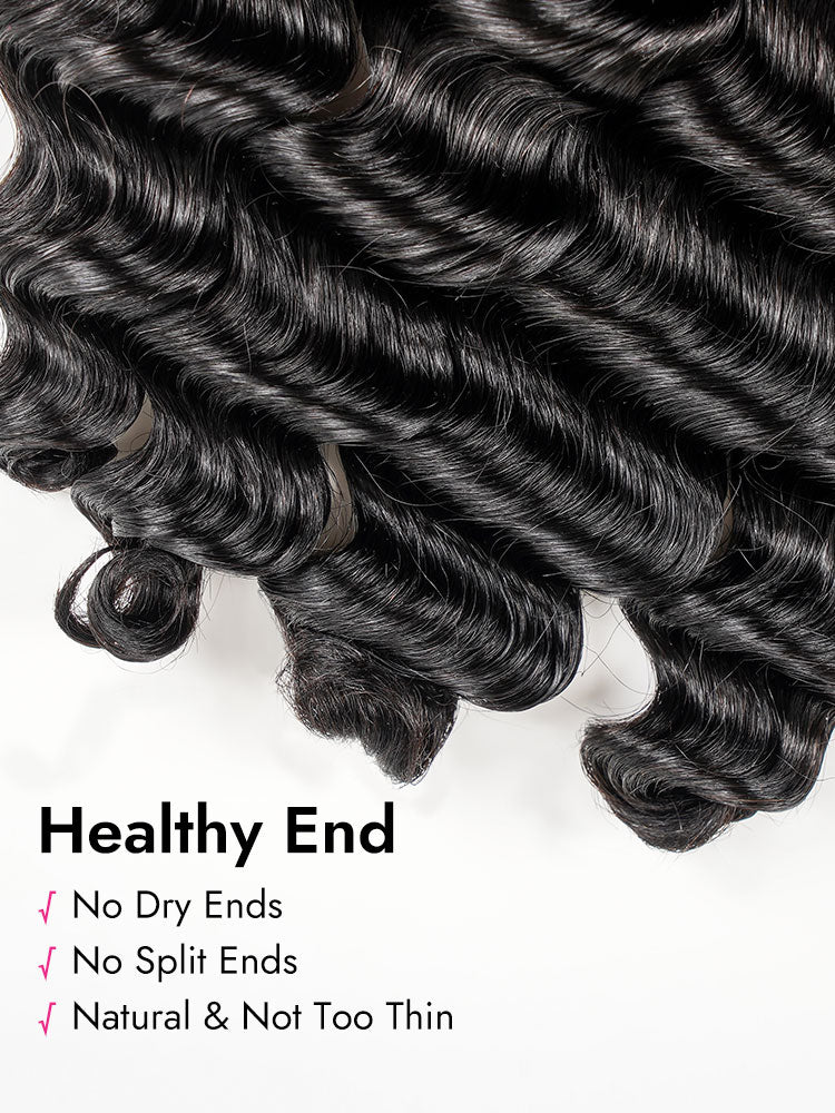 loose deep bundles with healthy ends