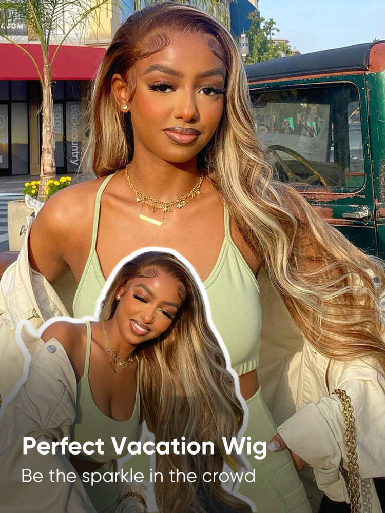 perfect vacation highlight wig