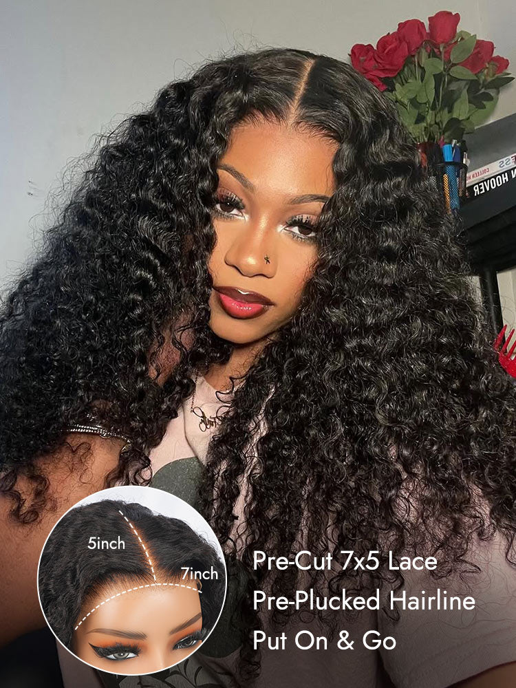 pluffy burmese curly 7x5 ready to go wigs