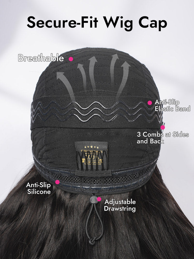secure fit drawstring wig cap
