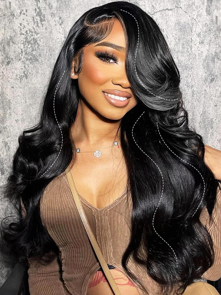 side part lace wig