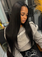 sleek straight 13x6 HD Lace Front Wig