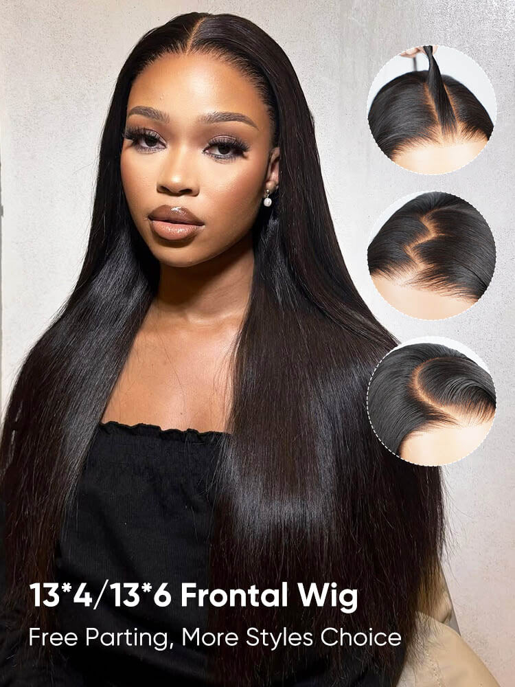 straight HD lace frontal wigs