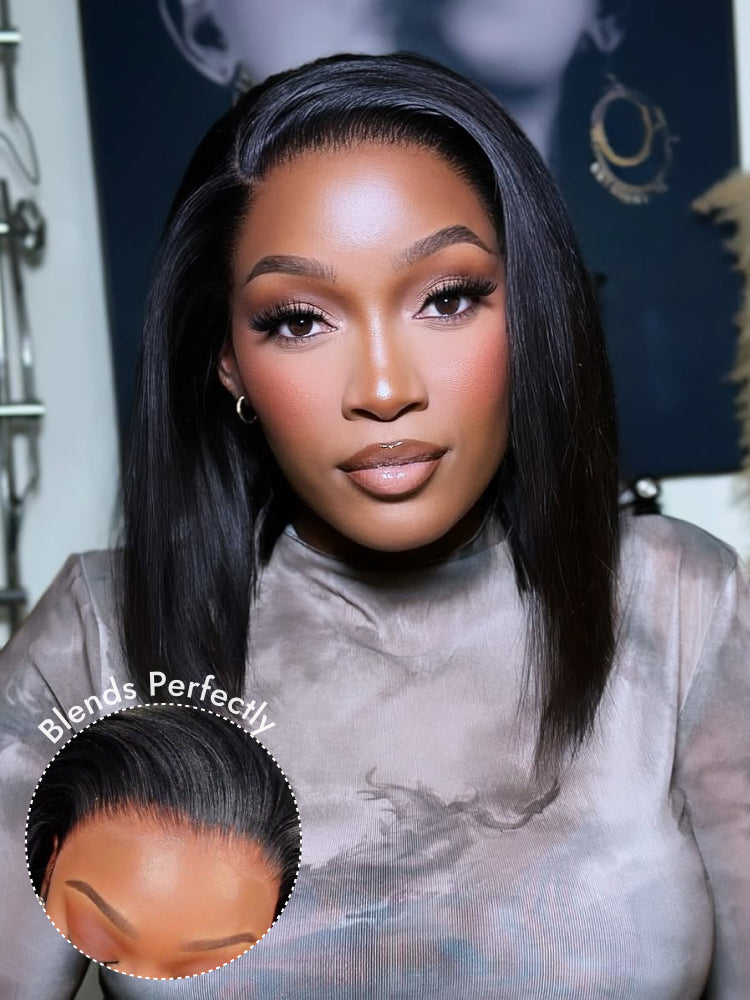 straight bob frontal wigs