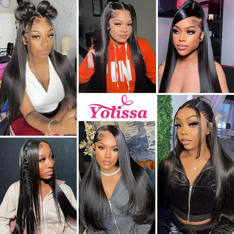 Straight Full Lace Wig Human Hair