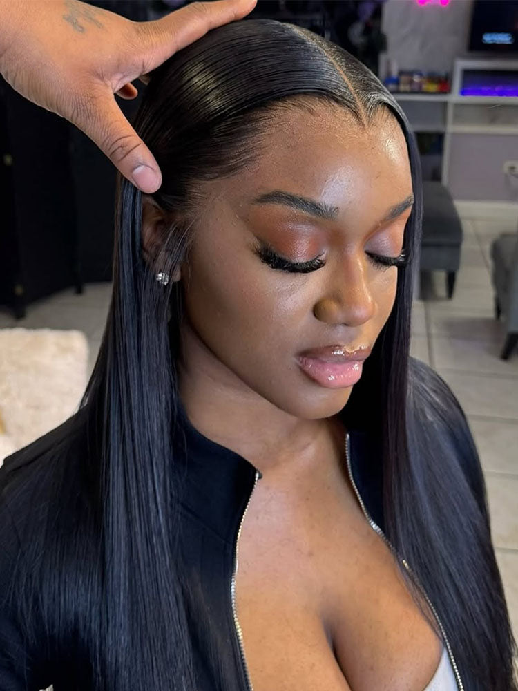 straight lagos hairline human hair wig