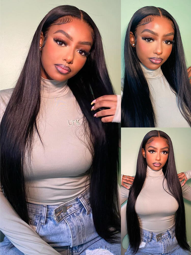 straight swiss hd lace wig