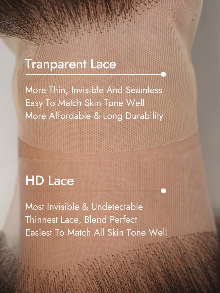 transparent lace VS HD lace