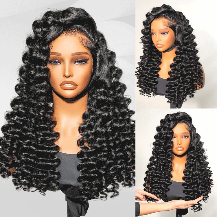 wand curls lace front wigs