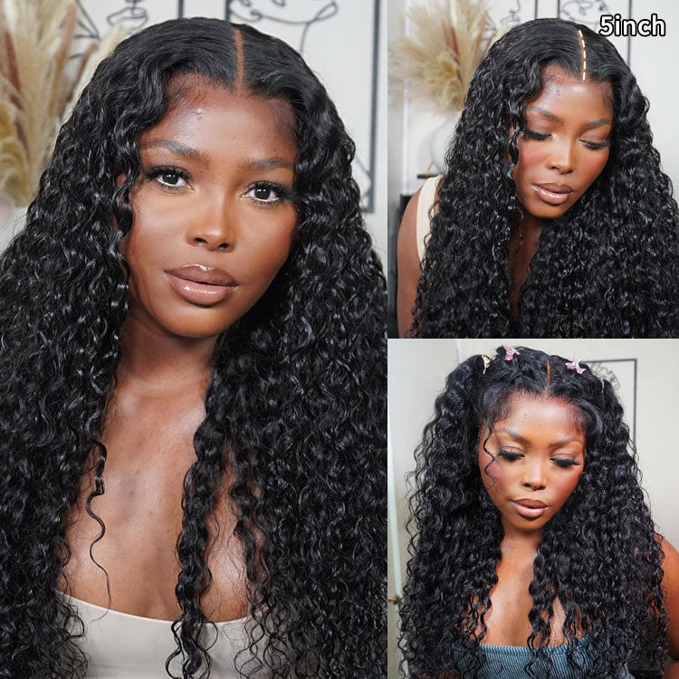 water wave closure wigs