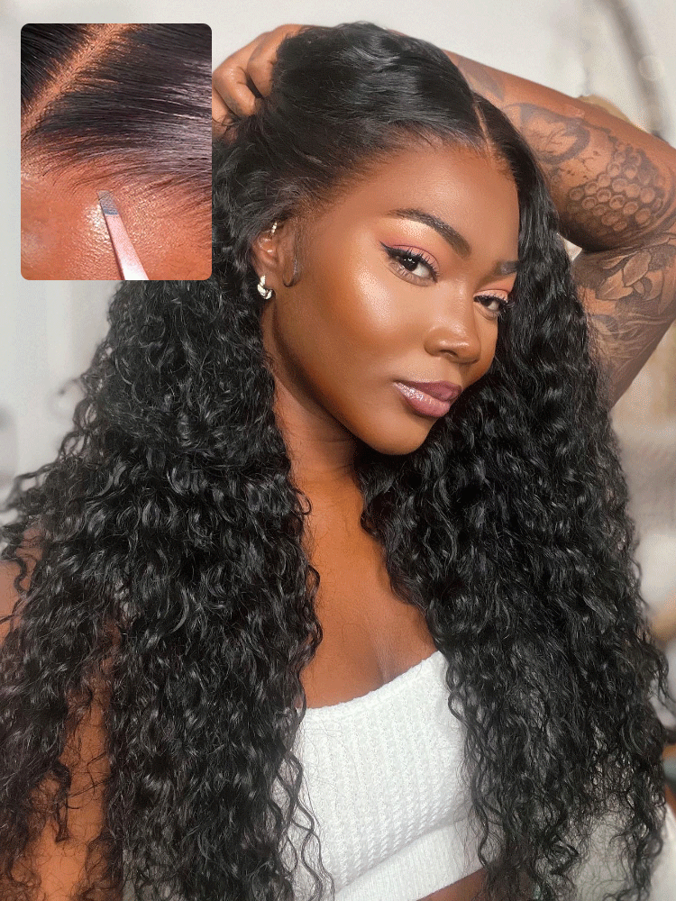 water wave HD lace front wig