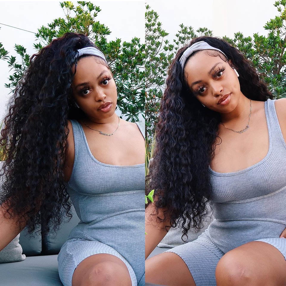 half聽wigs聽with聽headband