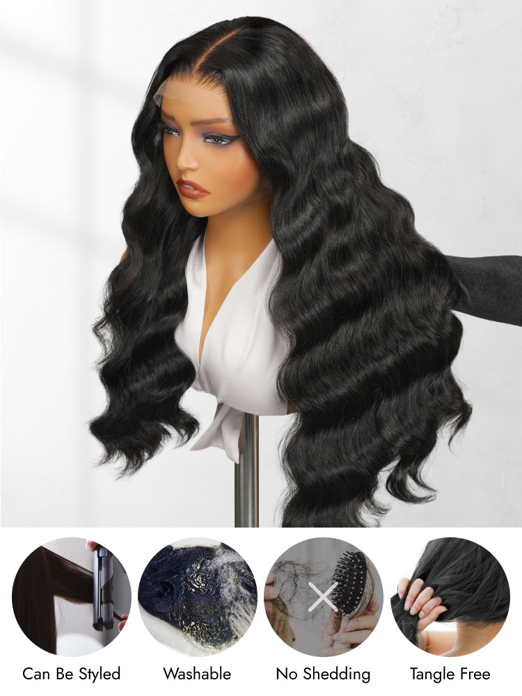 10A grade body wave super double drawn wig