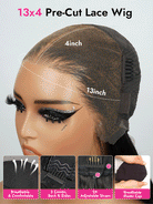 13x4 pre cut lace wig cap with drawstring