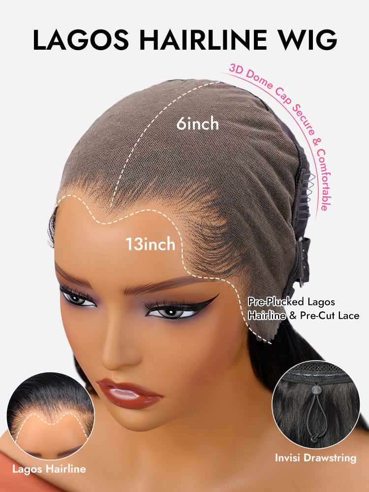 lagos hairline wig cap