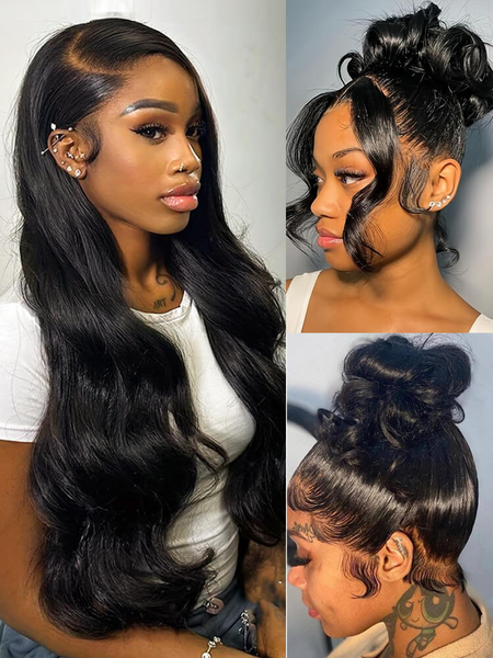 Body Wave 360 Lace Wig Human Hair Pre-Plucked 360 Frontal  display picture 2