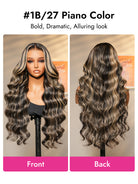 1b27 piano color lace wig