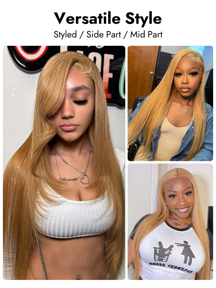 27 hair straight frontal wigs