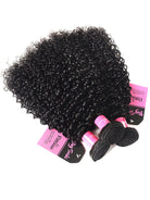 3 curly human hair bundles