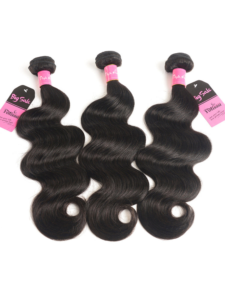 3pcs body wave human hair bundles