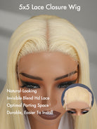 613 5x5 HD lace closure wig