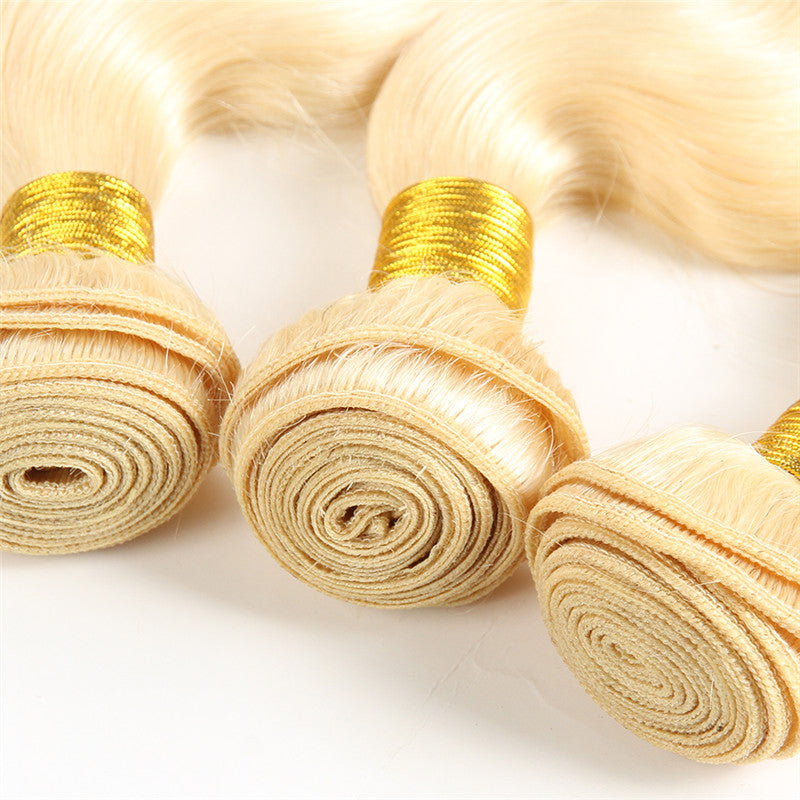 Body Wave Lace Frontal With 3 Bunbles