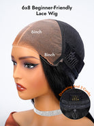 6x8 pre cut lace wig cap