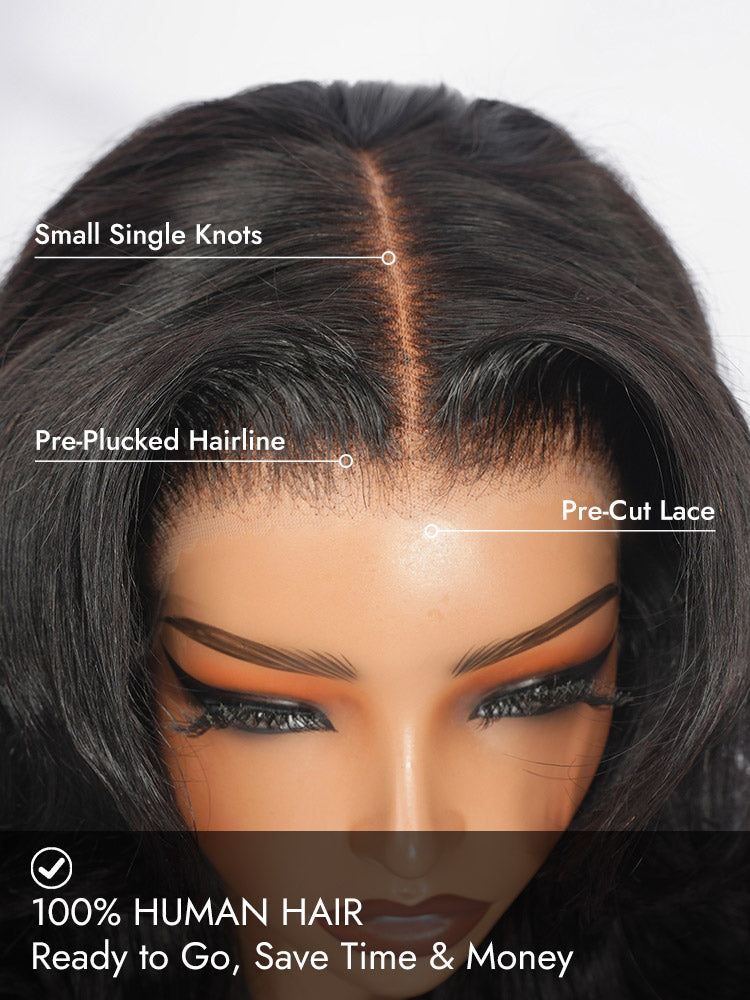 6x8 ready to go lace closure wig style