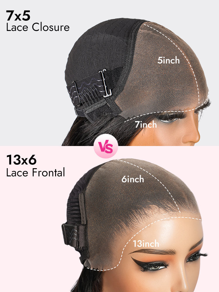 7x5 Lace and 13x6 Lace wig cap