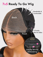 7x5 ready to go wig cap with drawstring