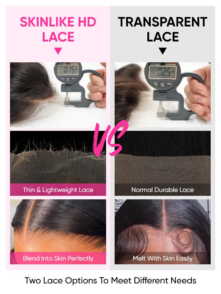  HD Lace VS Transparent Lace